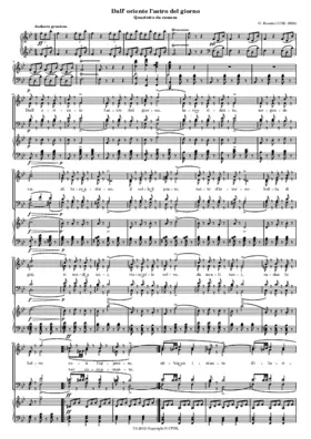 Dall' oriente l'astro del giorno