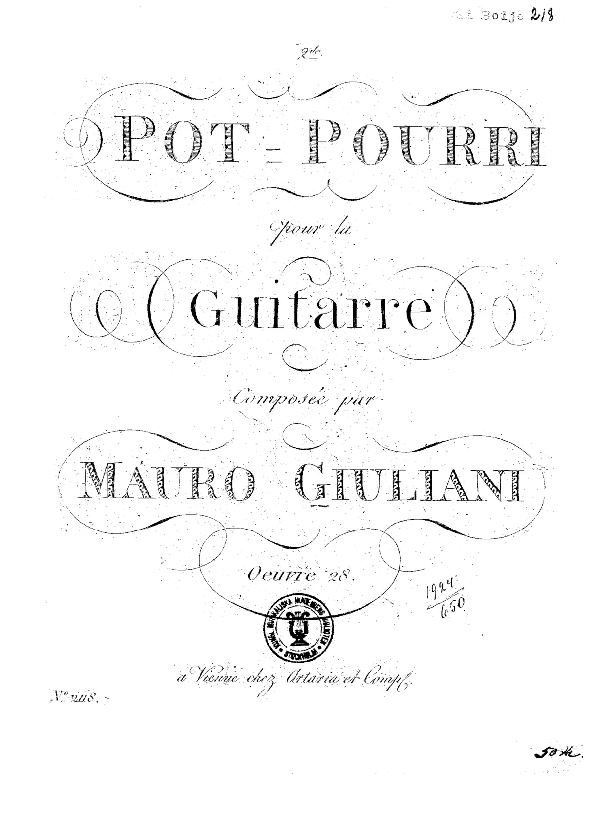 Pot-Pourri - Page 1