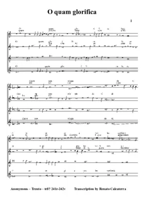 O quam glorifica II