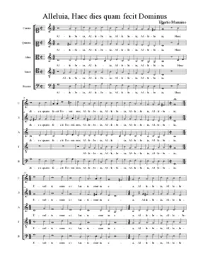 Alleluia, Haec dies quam fecit Dominus