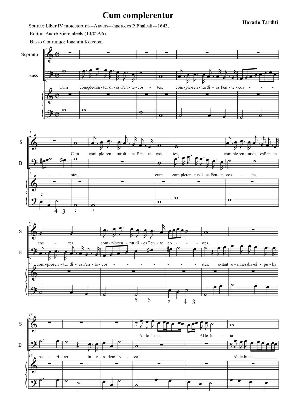 Cum complerentur - Page 1
