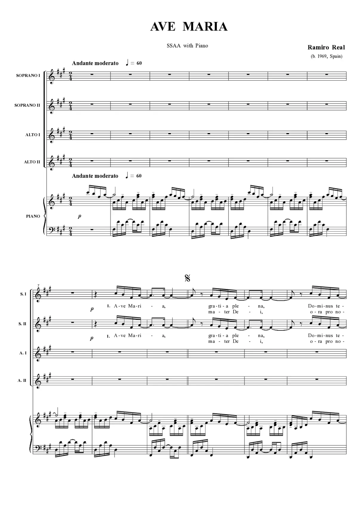 Ave Maria - Page 1