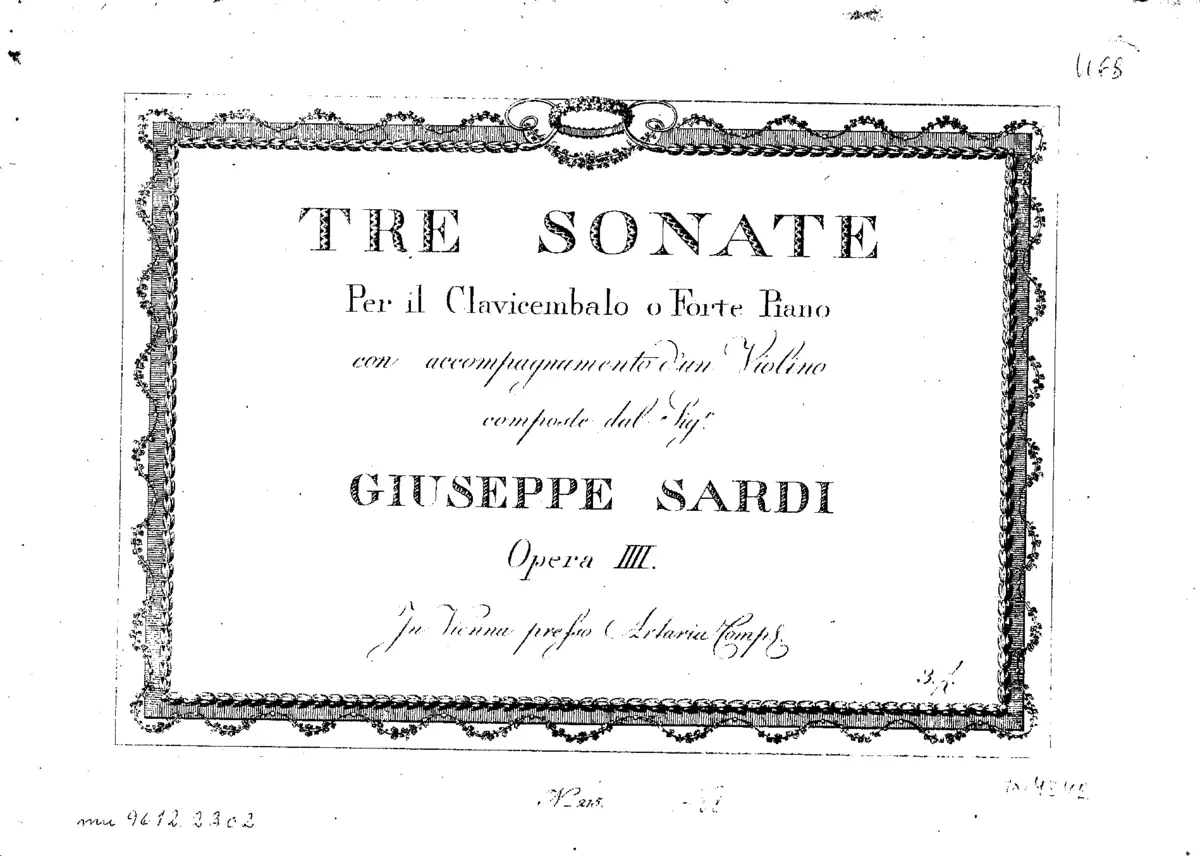 3 Keyboard Sonatas - Page 1