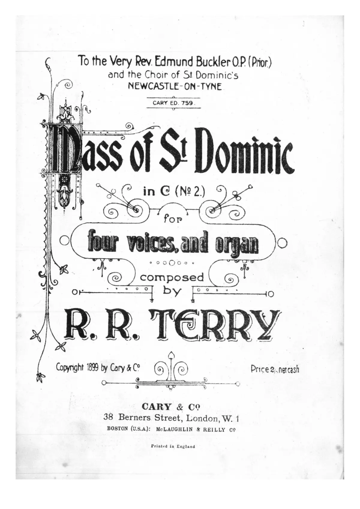 Mass of St Dominic - Page 1