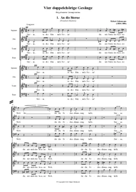 Vier doppelchörige Gesänge, Op. 141