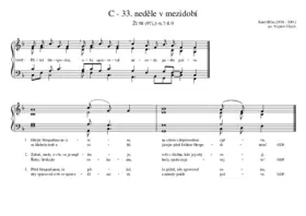 C - 33. neděle v mezidobí