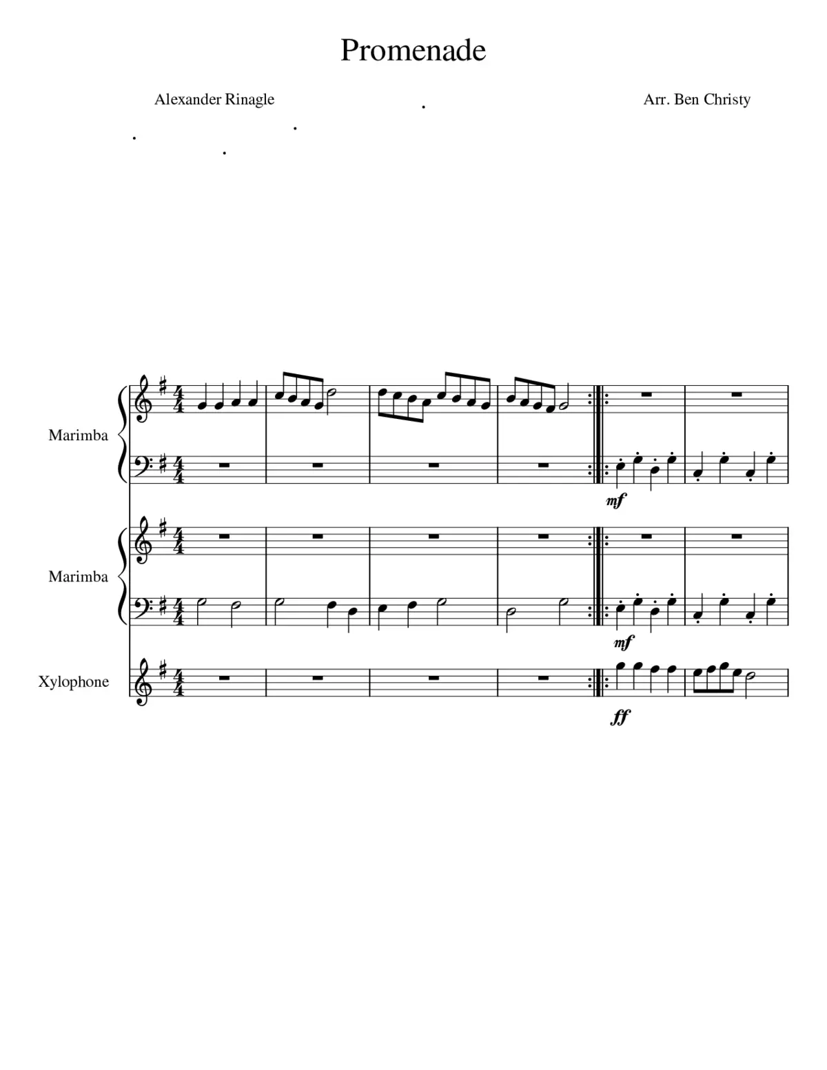 Promenade - Page 1