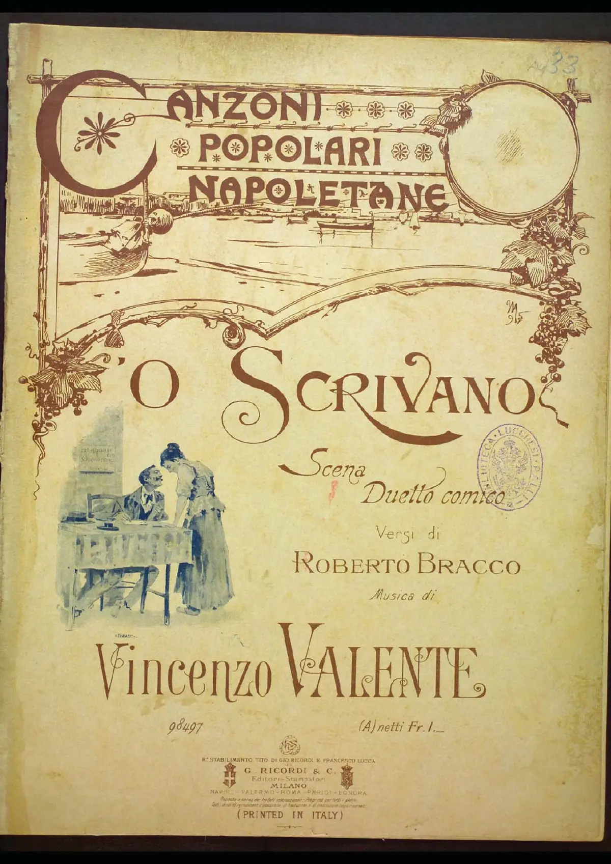 'O scrivano - Page 1