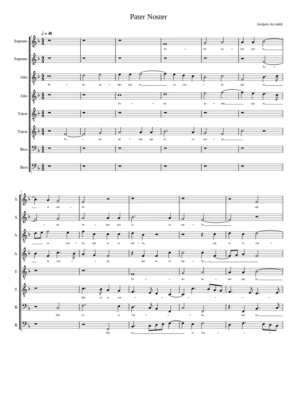 Pater Noster - Page 1