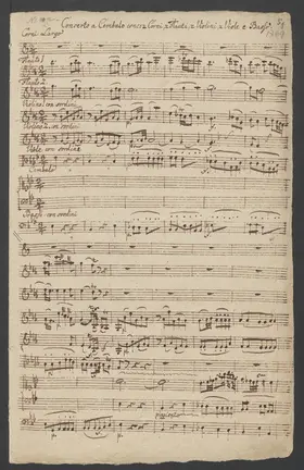 Harpsichord Concerto in E-flat major