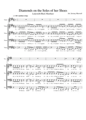 diamonds on the soles of her shoes