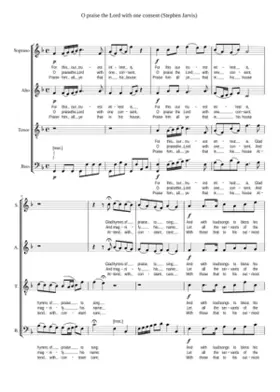 O praise the Lord with one consent