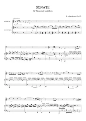 Horn Sonata Op.17