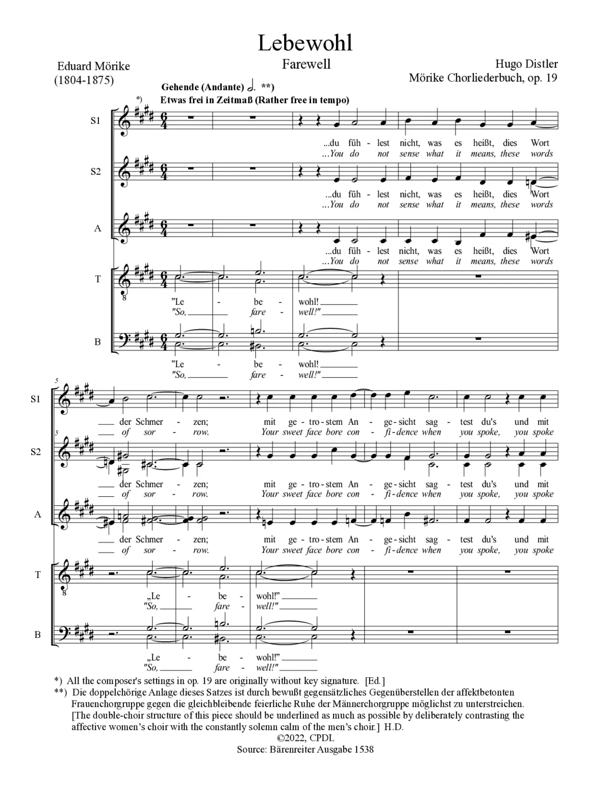 Lebewohl - Page 1