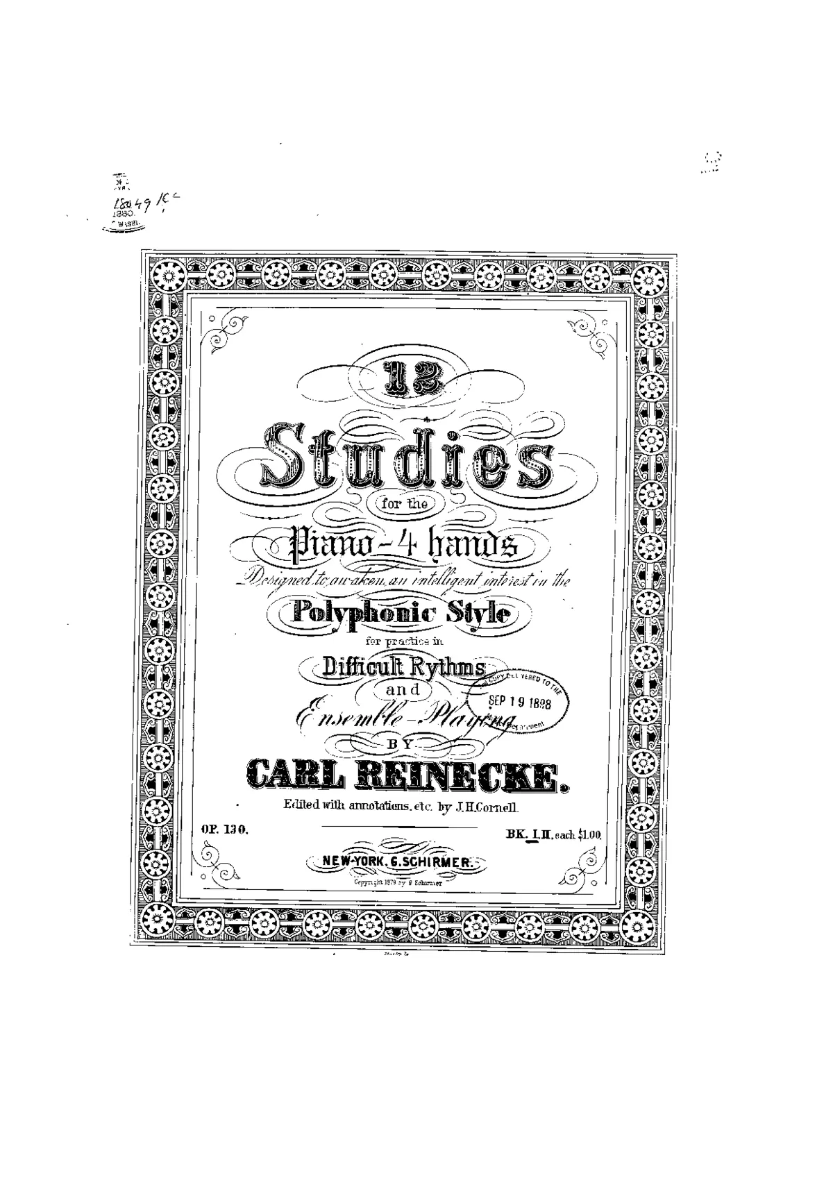 12 Studien in kanonischer Weise - Page 1