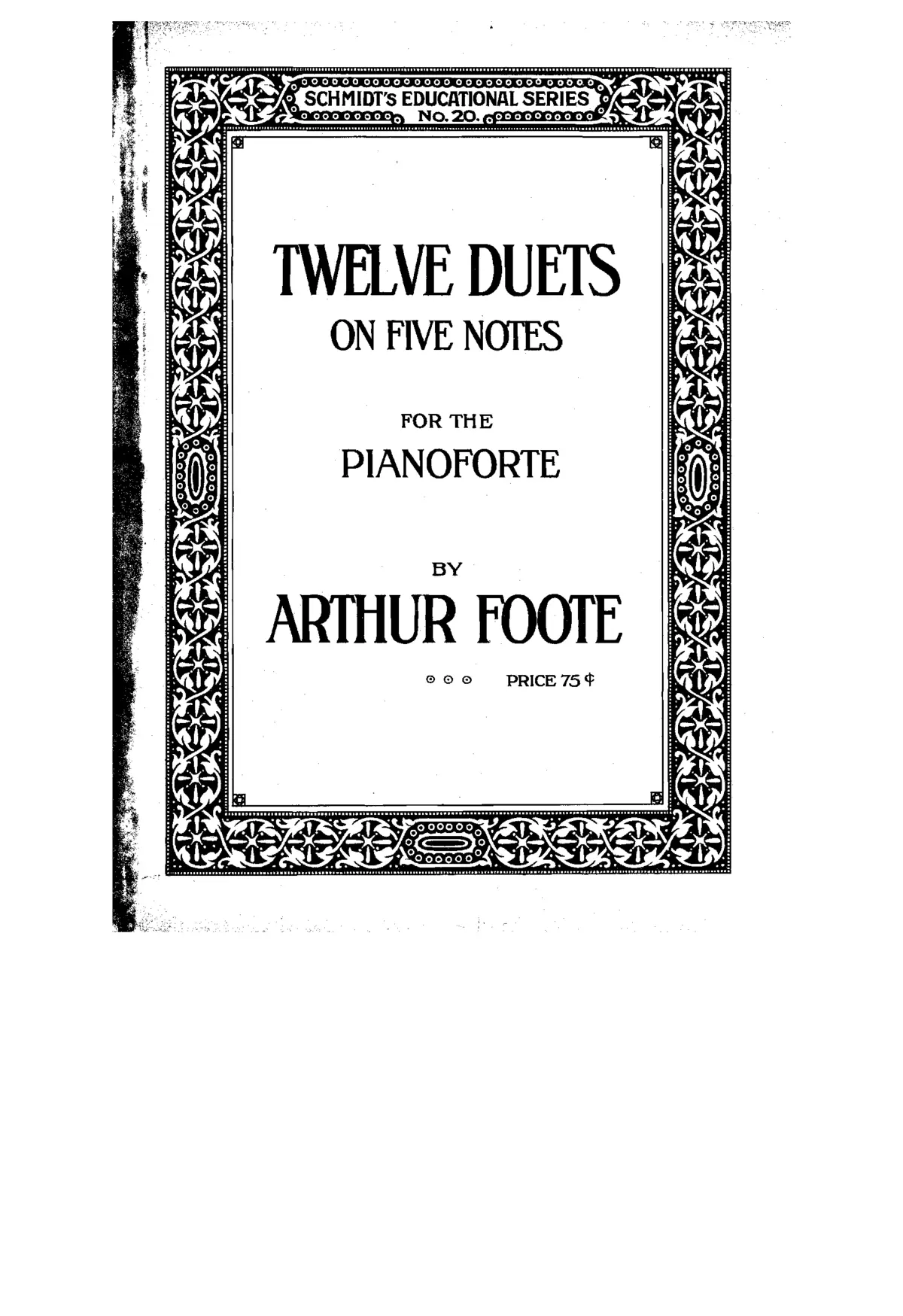 12 Duets on Five Notes - Page 1