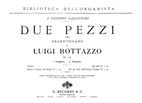 2 Pezzi per grand'organo