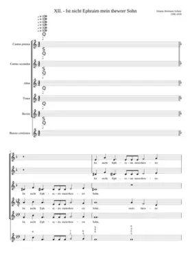 Ist nicht Ephraim mein teurer Sohn