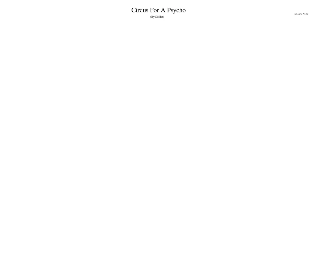 circus for a psycho - Page 1
