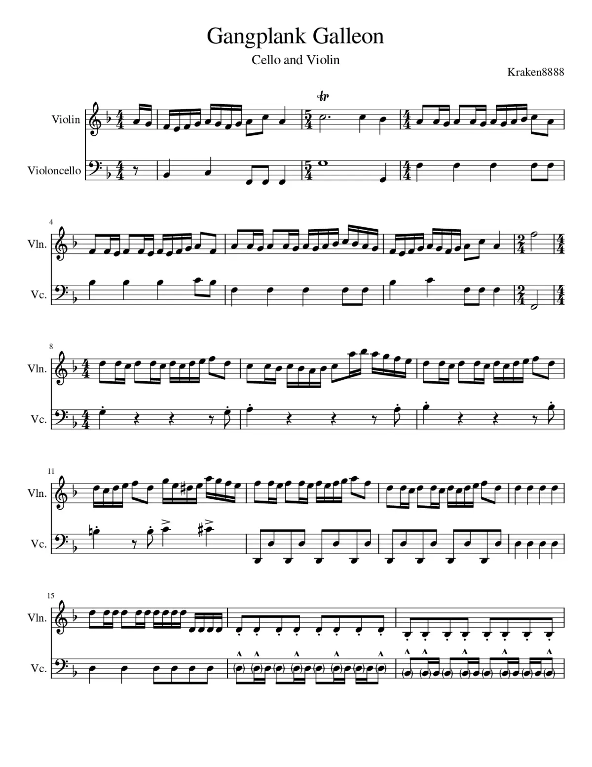 Gang Plank Galleon - Page 1