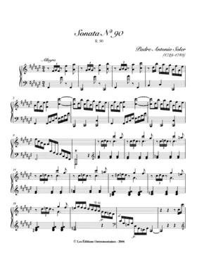 Keyboard Sonata in F-sharp major