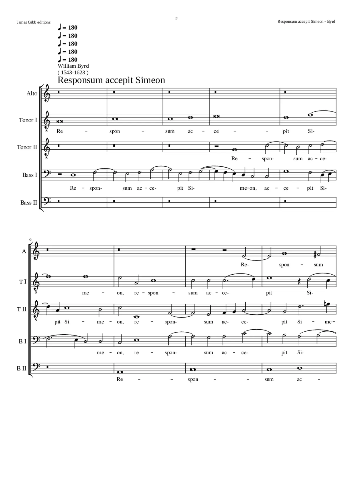 Responsum accepit Simeon - Page 1