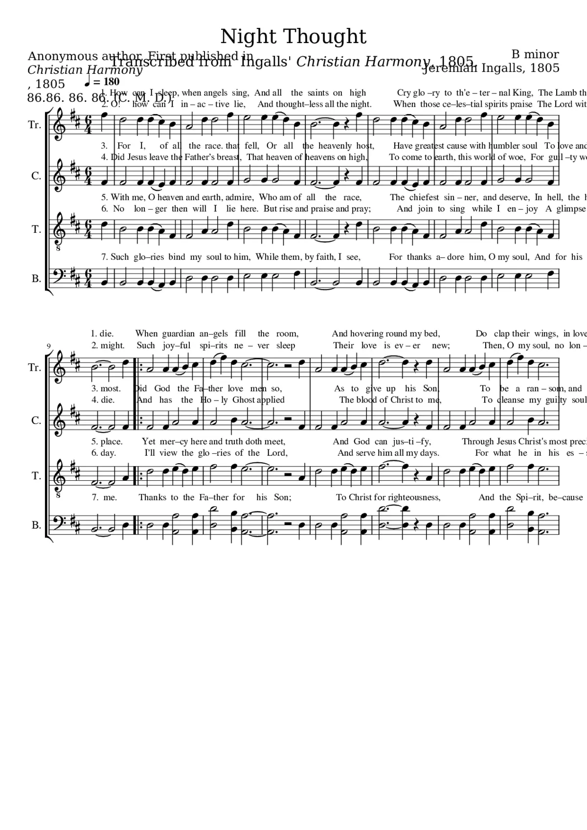 Night Thought - Page 1