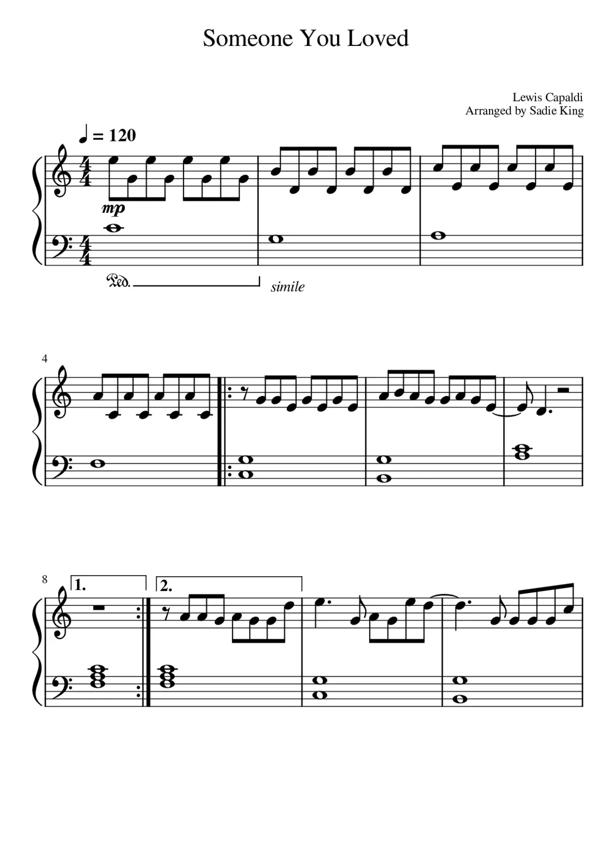 someone you loved - Page 1