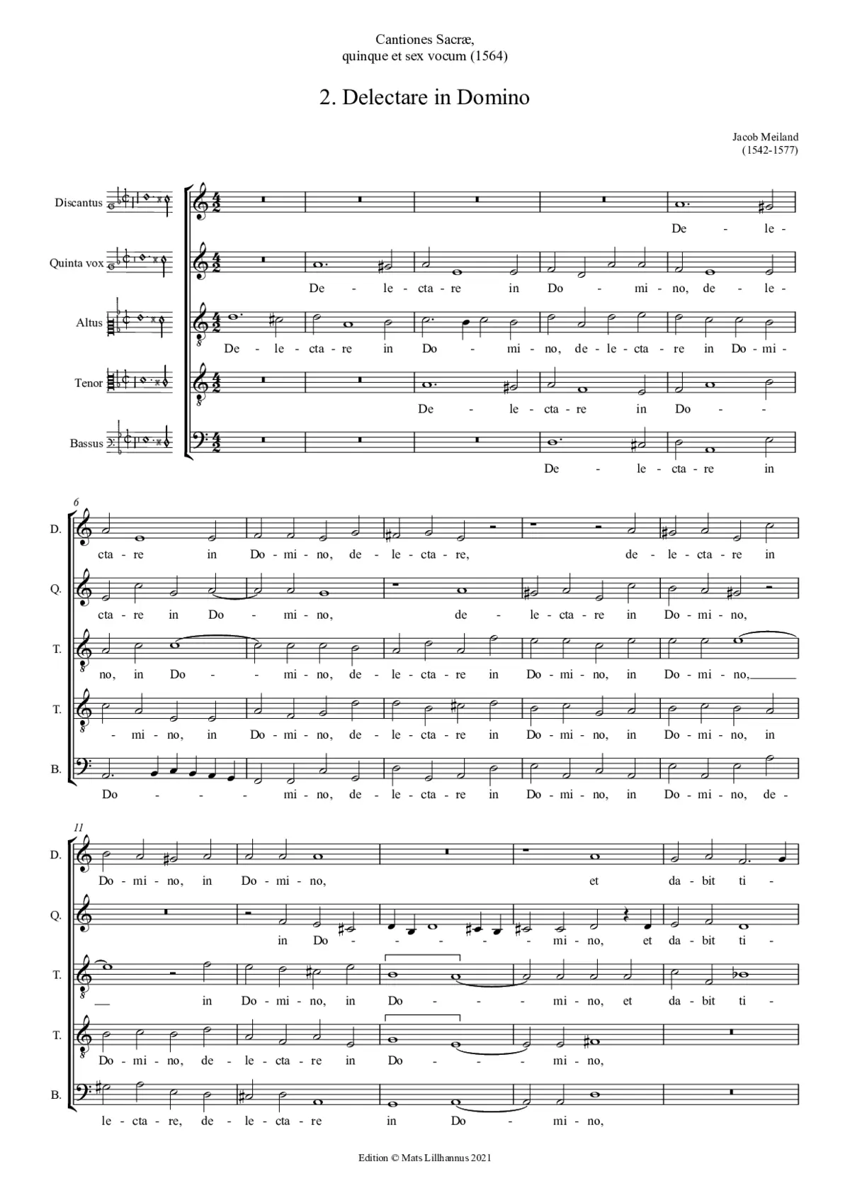 Delectare in Domino - Page 1
