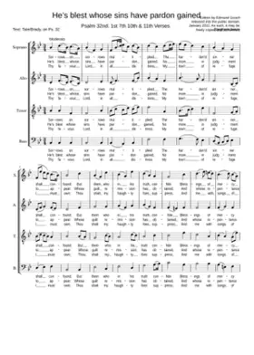 He's blest whose sins have pardon gained