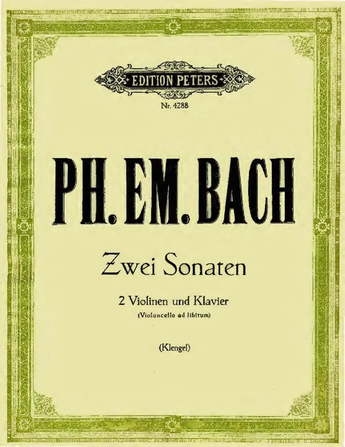Zwei Sonaten - Page 1