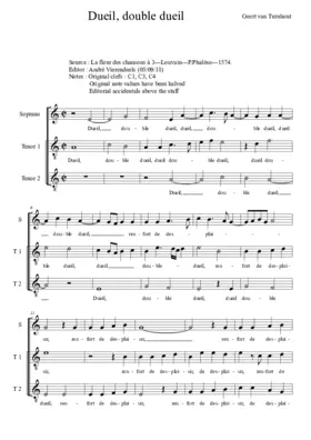 Dueil, double dueil