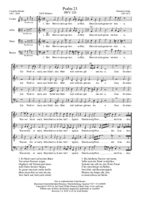 Der Herr ist mein getreuer Hirt, SWV 120