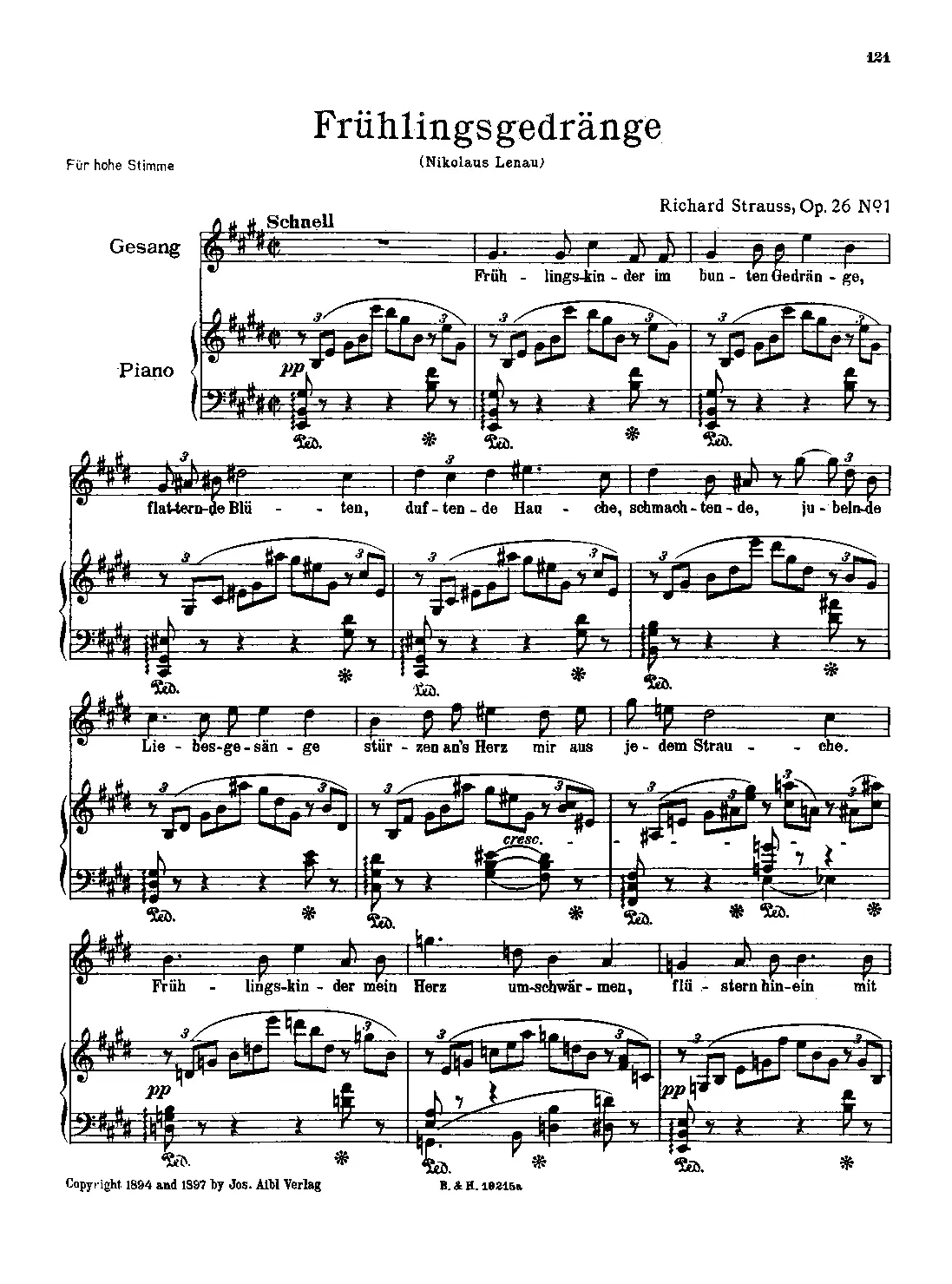 2 Lieder nach Nicolaus Lenau - Page 1