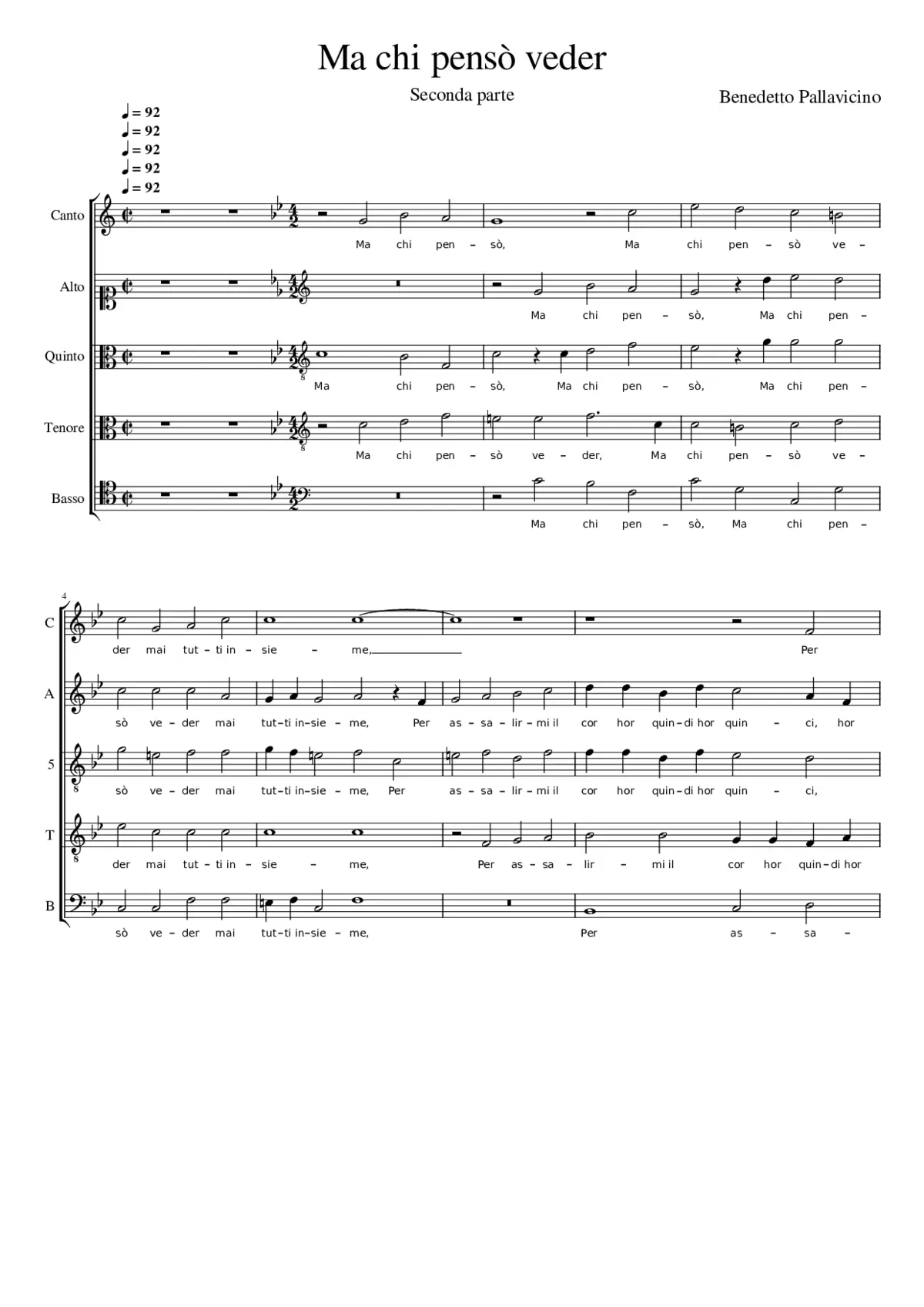 Ma chi pensò veder - Page 1