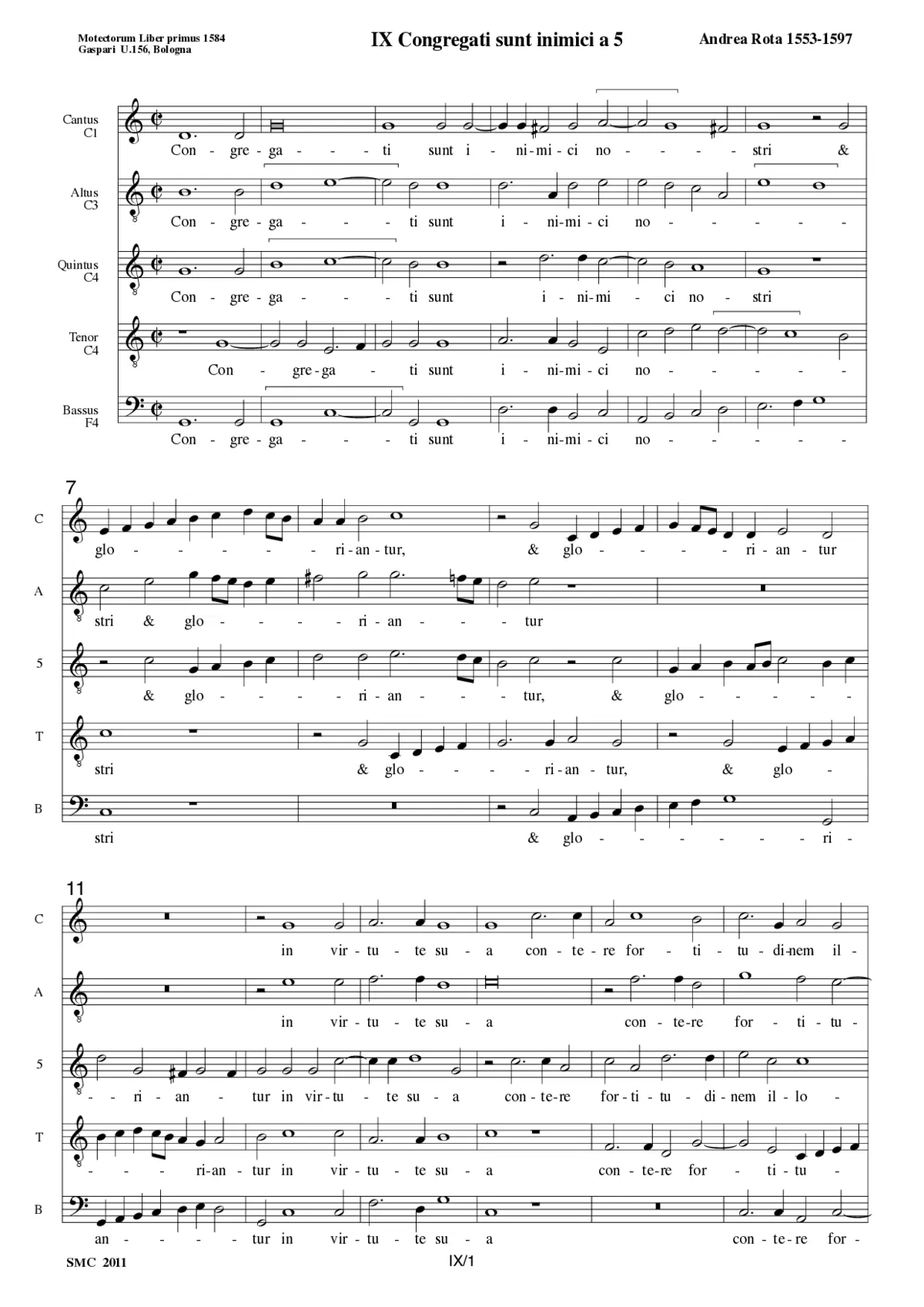 Congregati sunt inimici a 5 - Page 1