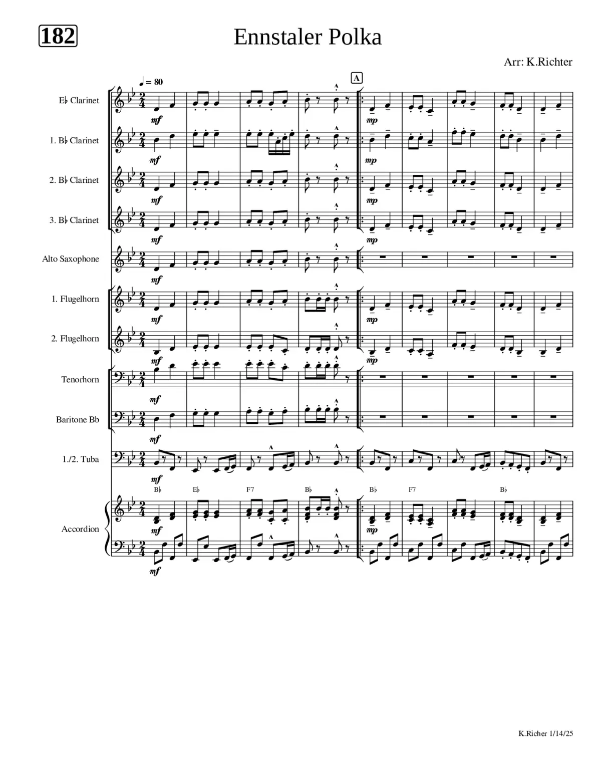 Ennstaler Polka - Page 1