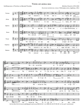 Tristis est anima mea