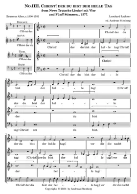 Christ! der du bist der helle Tag
