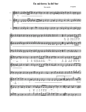 En mi tierra la del Sur