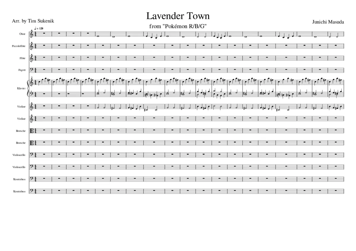 pokemon - lavender town theme - Page 1