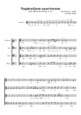 Sapientiam sanctorum