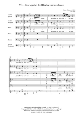 Zion spricht: Der Herr hat mich verlassen