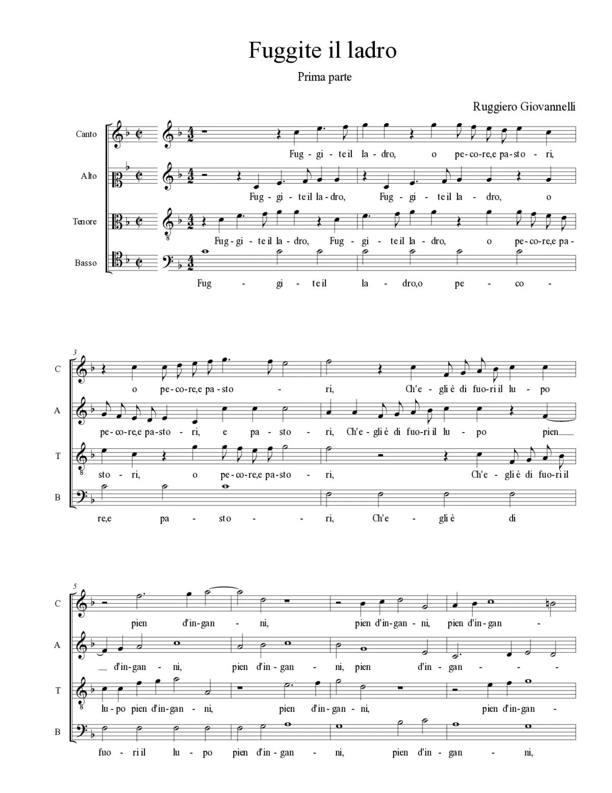 Fuggite il ladro - Page 1