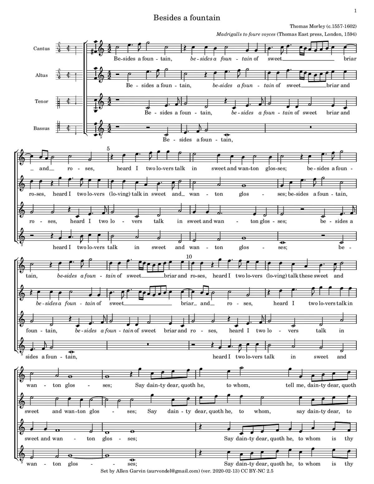 Besides a fountain - Page 1