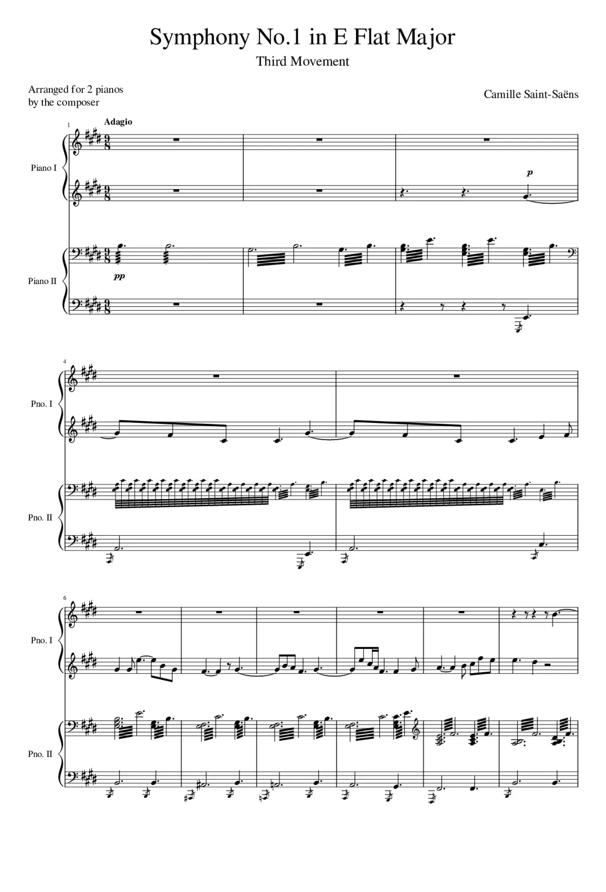 Symphony No.1 Op.2 - Page 1