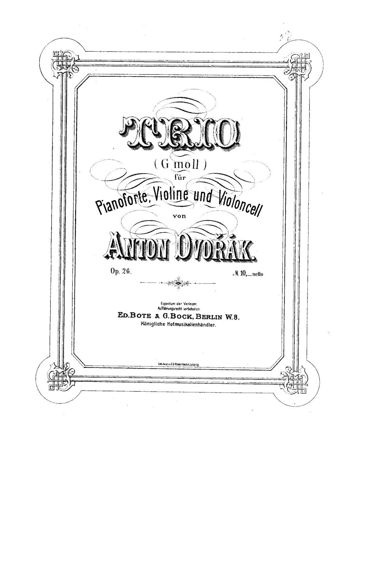 Piano Trio No.2 - Page 1
