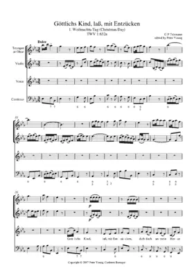 Göttlichs Kind, laß, mit Entzücken