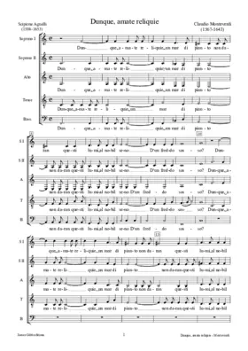 Dunque amate reliquie