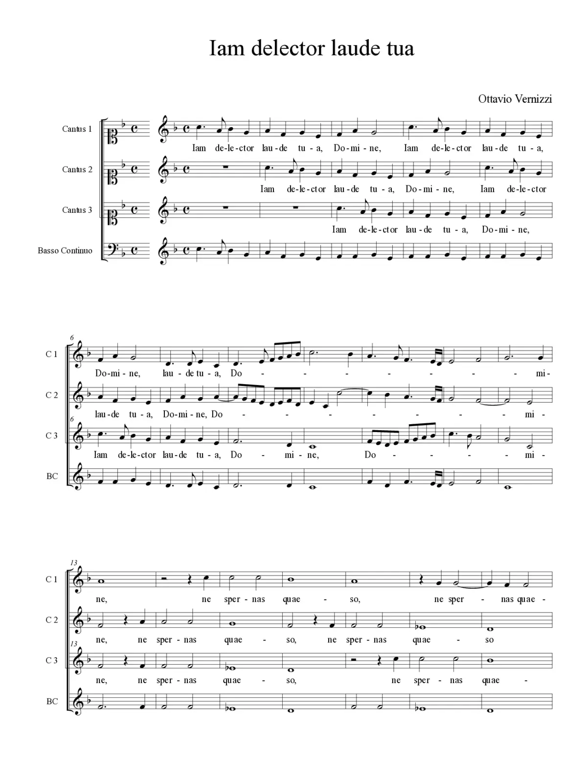 Iam delector laude tua - Page 1
